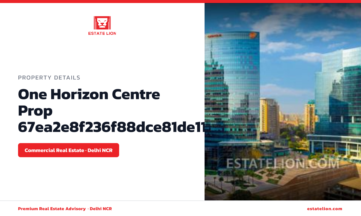 One Horizon Center, Golf Course Road, Gurgaon | Office Space Rent ...