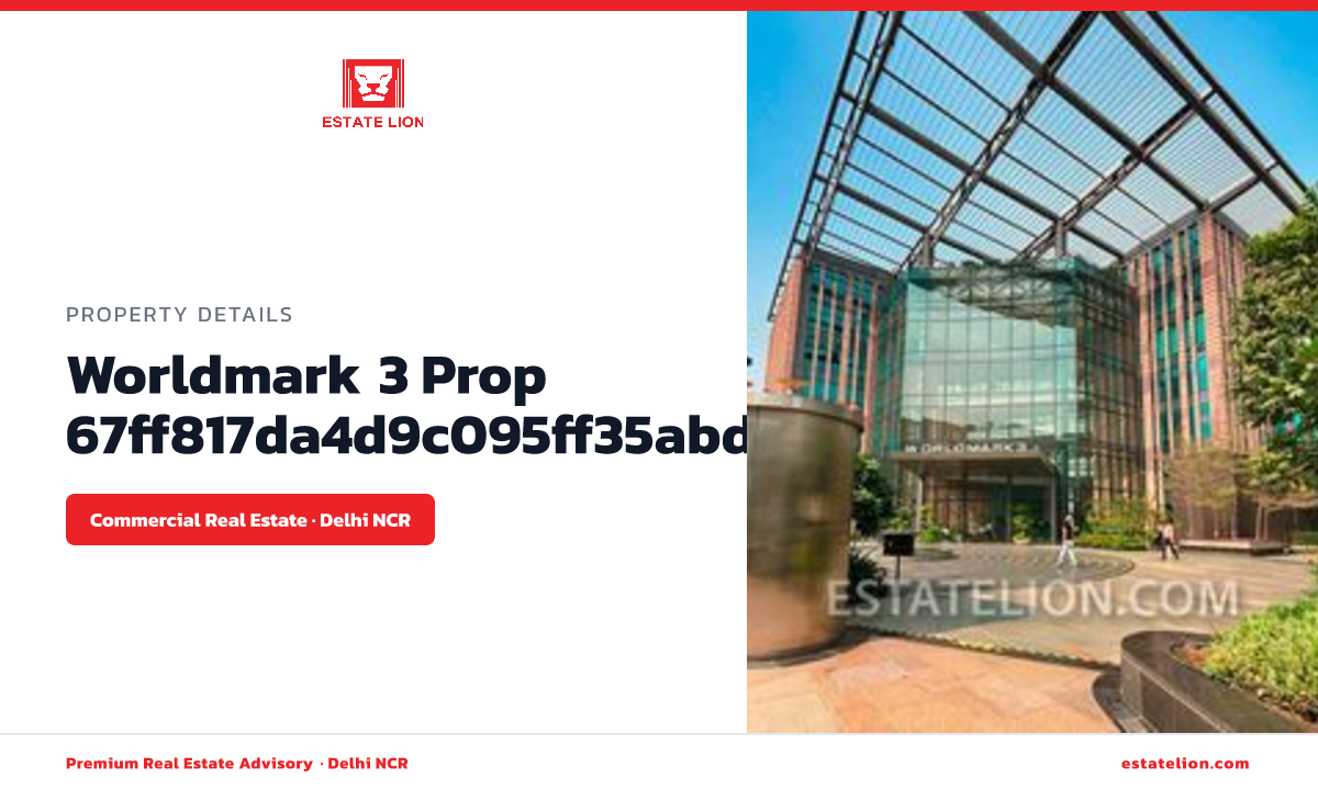 Worldmark-3, Aerocity | Office Space Rent - ESTATE LION
